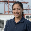 Diana C., a 6-year CDL-A regional driver from Oakland who found her partner through RoadHeart California CDL dating