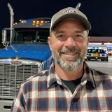 Mike C., a Macon-based 14-year OTR driver running I-75 who found his match on RoadHeart Georgia trucker dating