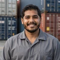 Marcos V., a 9-year CDL-A port drayage driver from Long Beach who met his partner through RoadHeart California trucker dating