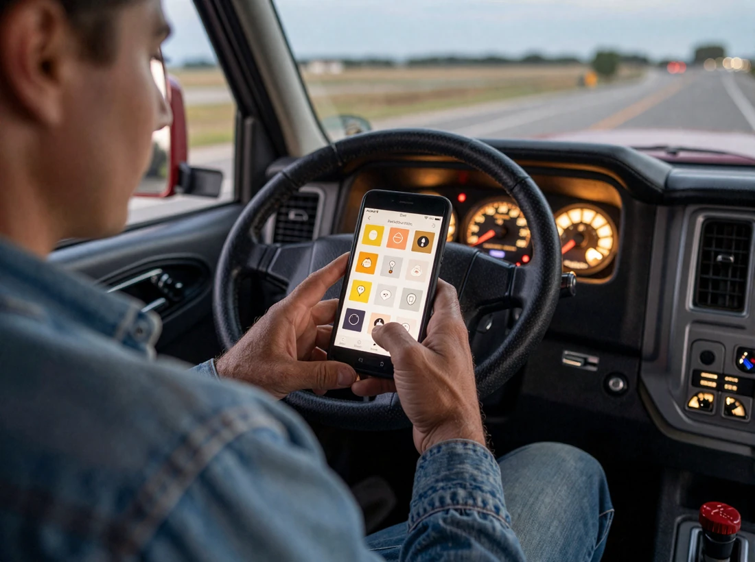Chicago trucker dating hub showing I-80 and CenterPoint intermodal freight at Joliet