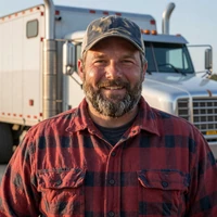 Wade H., a 12-year Arkansas CDL-A OTR driver who met his partner through RoadHeart trucker dating Arkansas