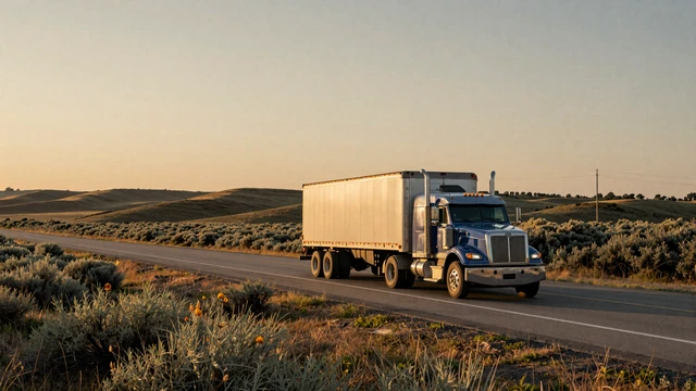 Regional trucking corridor near Cedar Rapids showing where dating someone who travels for work feels normal in Iowa