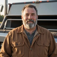 Travis L., a Fort Smith Arkansas flatbed owner-operator engaged to a nurse he met on RoadHeart
