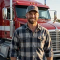 Travis M., a 9-year CDL-A OTR driver from Omaha who met his partner on RoadHeart