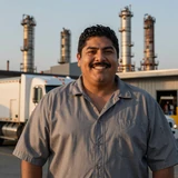 Hector G., a Baytown HAZMAT tanker driver who met his fiancee through RoadHeart Houston