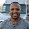 Devon C., a 9-year reefer driver who met his partner Marcus on RoadHeart through route compatibility matching