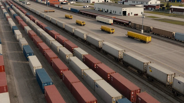 CenterPoint Intermodal Center Joliet Elwood Illinois rail yard, key freight hub for Chicago trucker dating community